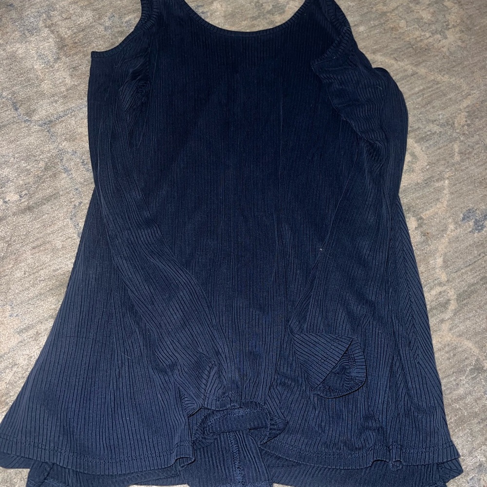 Elegant Navy Blue Women's Top